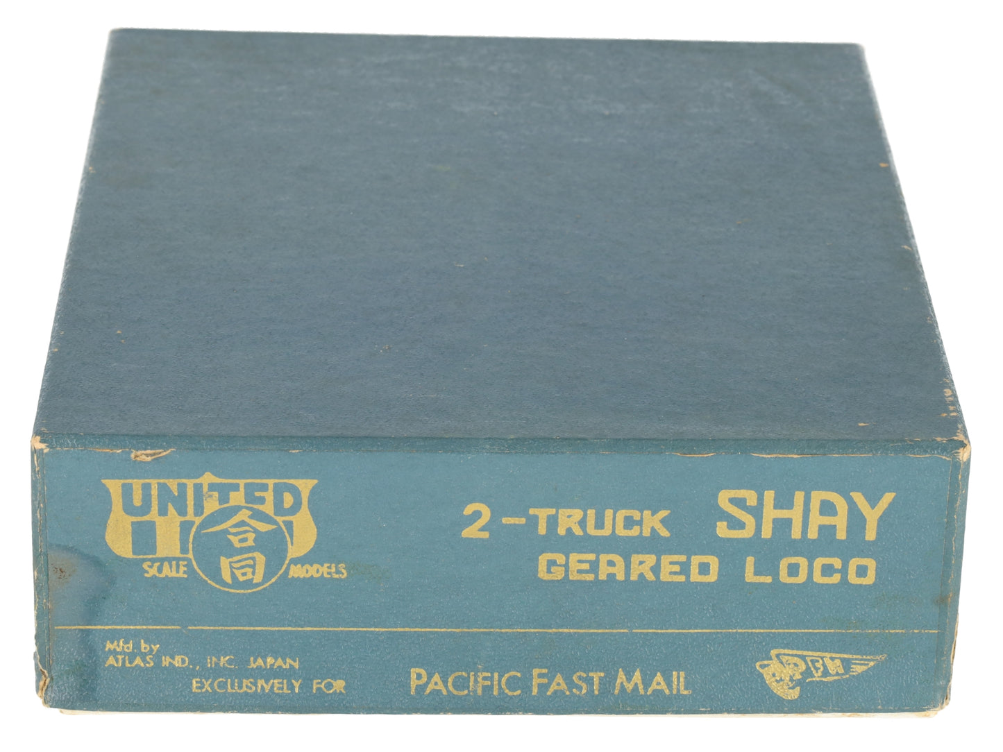 United Models HO Scale BRASS 2-Truck Shay Class "B" Geared Locomotive-Weathered/Box