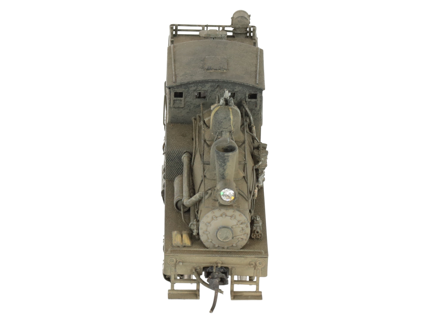 United Models HO Scale BRASS 2-Truck Shay Class "B" Geared Locomotive-Weathered/Box