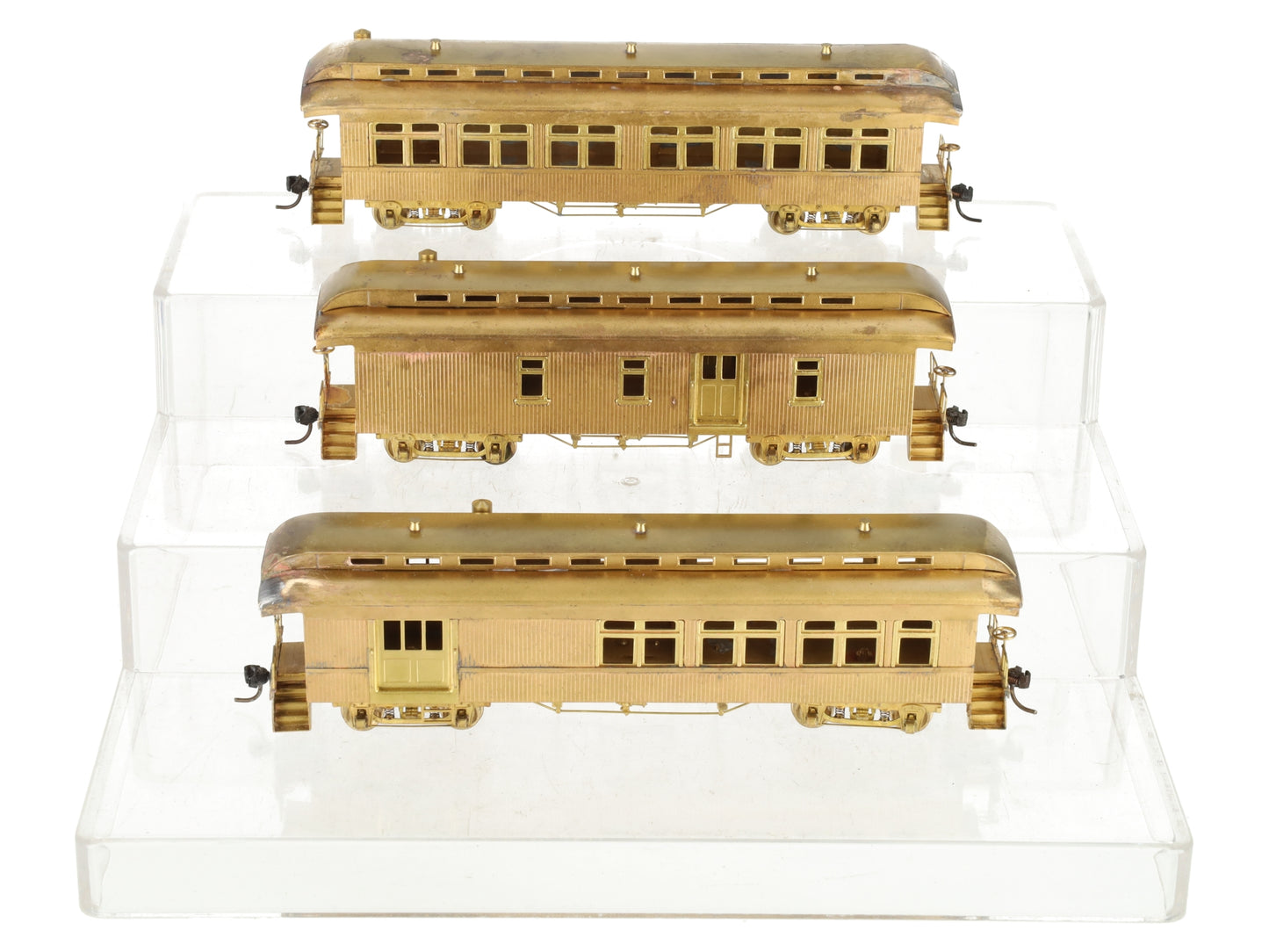 Fujiyama BRASS HO Passenger Pacific Fast Mail P Misc. Roads (Set of 3) EX/Box