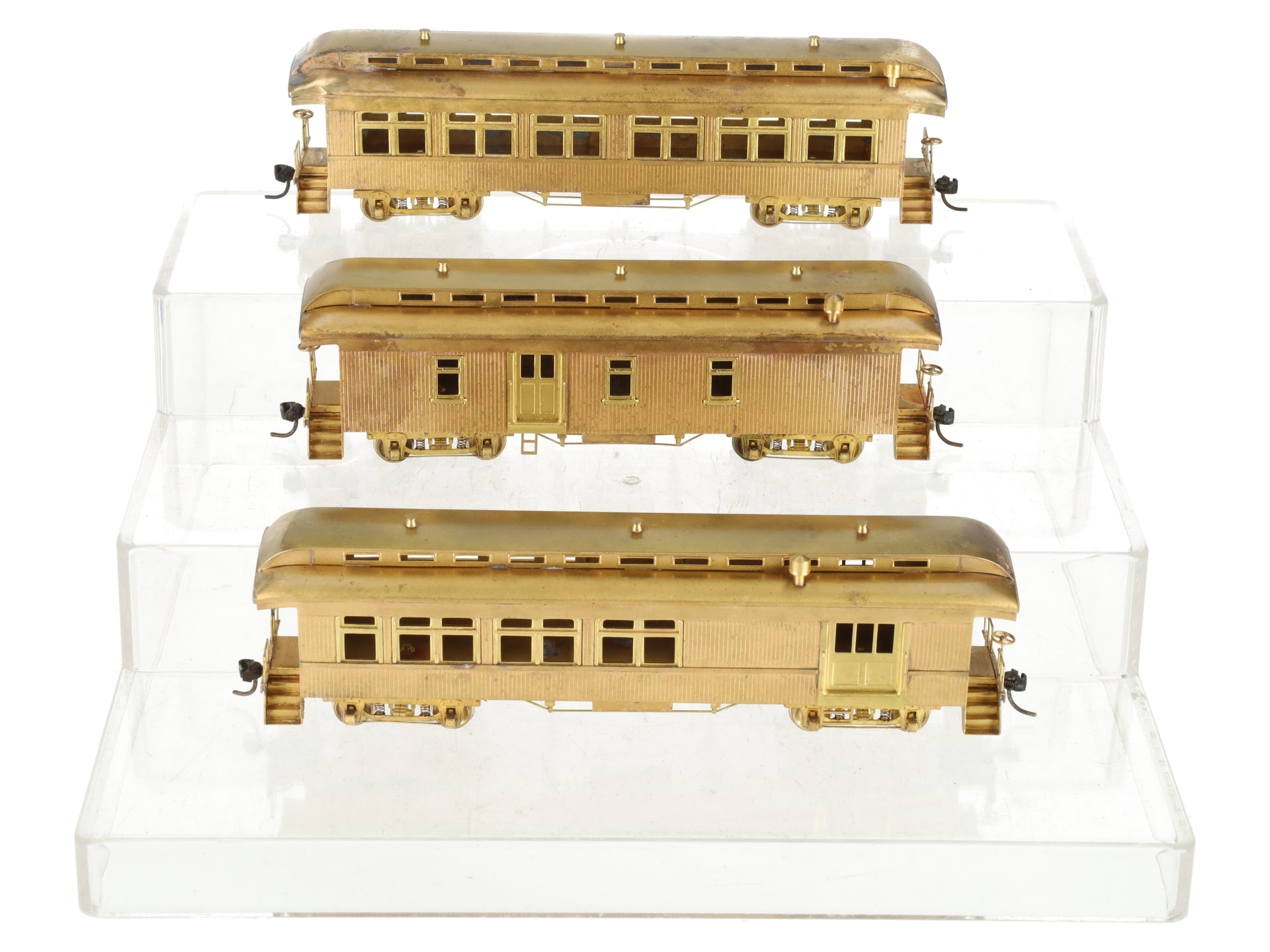 Fujiyama BRASS HO Passenger Pacific Fast Mail P Misc. Roads (Set of 3) EX/Box