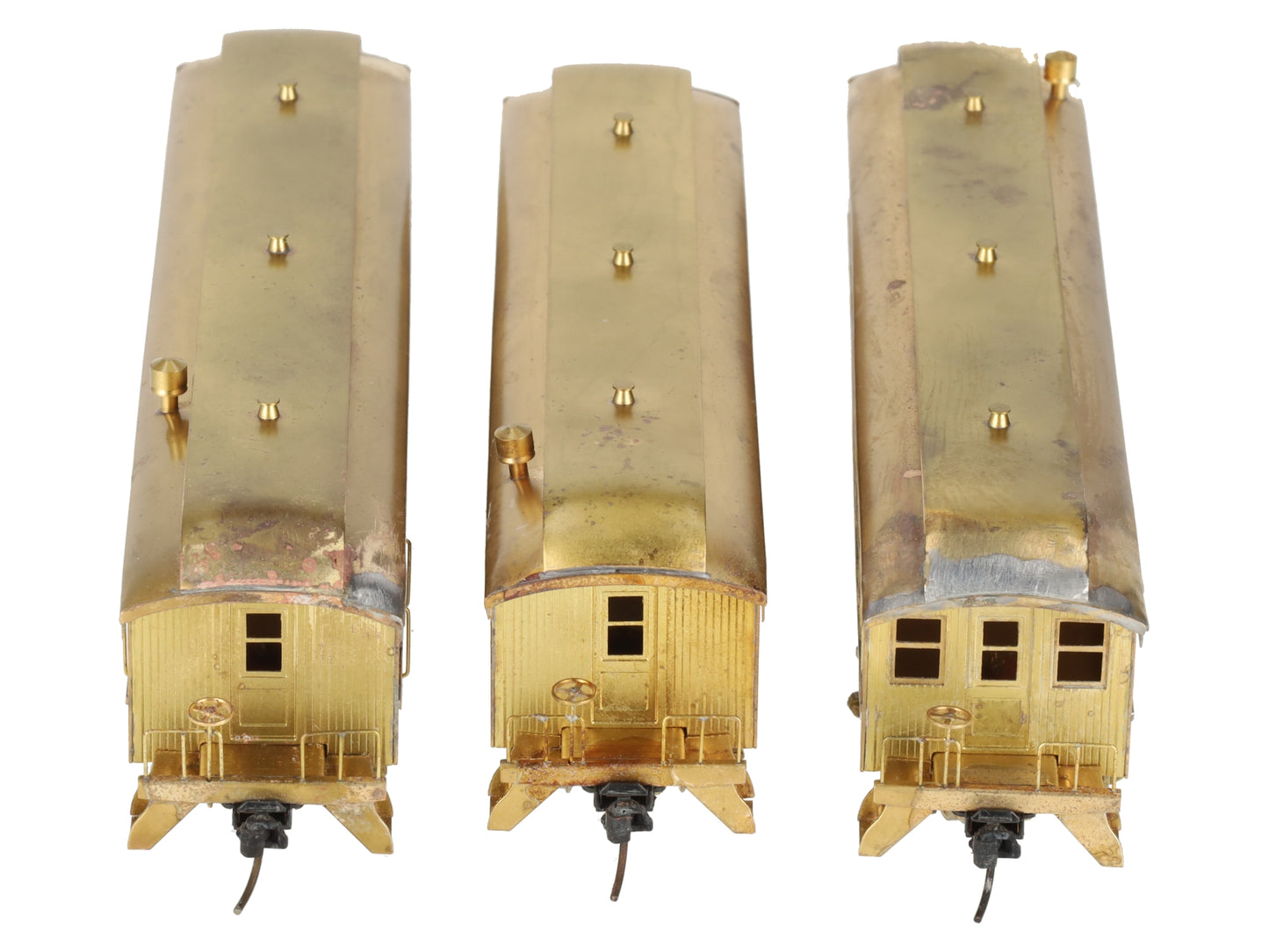 Fujiyama BRASS HO Passenger Pacific Fast Mail P Misc. Roads (Set of 3) EX/Box