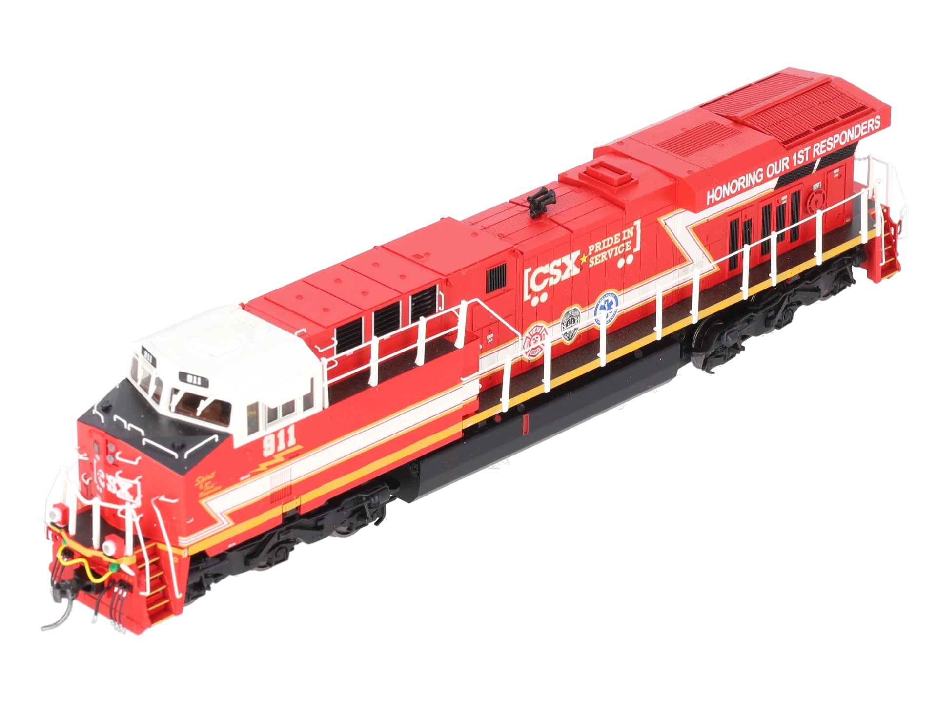 MTH 80-2400-1 HO CSX First Responders ES44AC Diesel Locomotive w/PS 3.0 #911 EX/Box