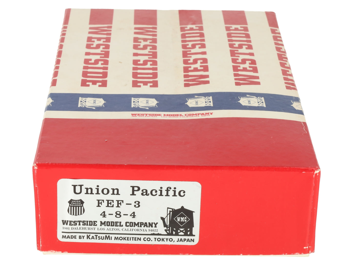 Katsumi HO BRASS Union Pacific FEF-3 4-8-4 Steam Locomotive & Tender- Unpainted EX/Box