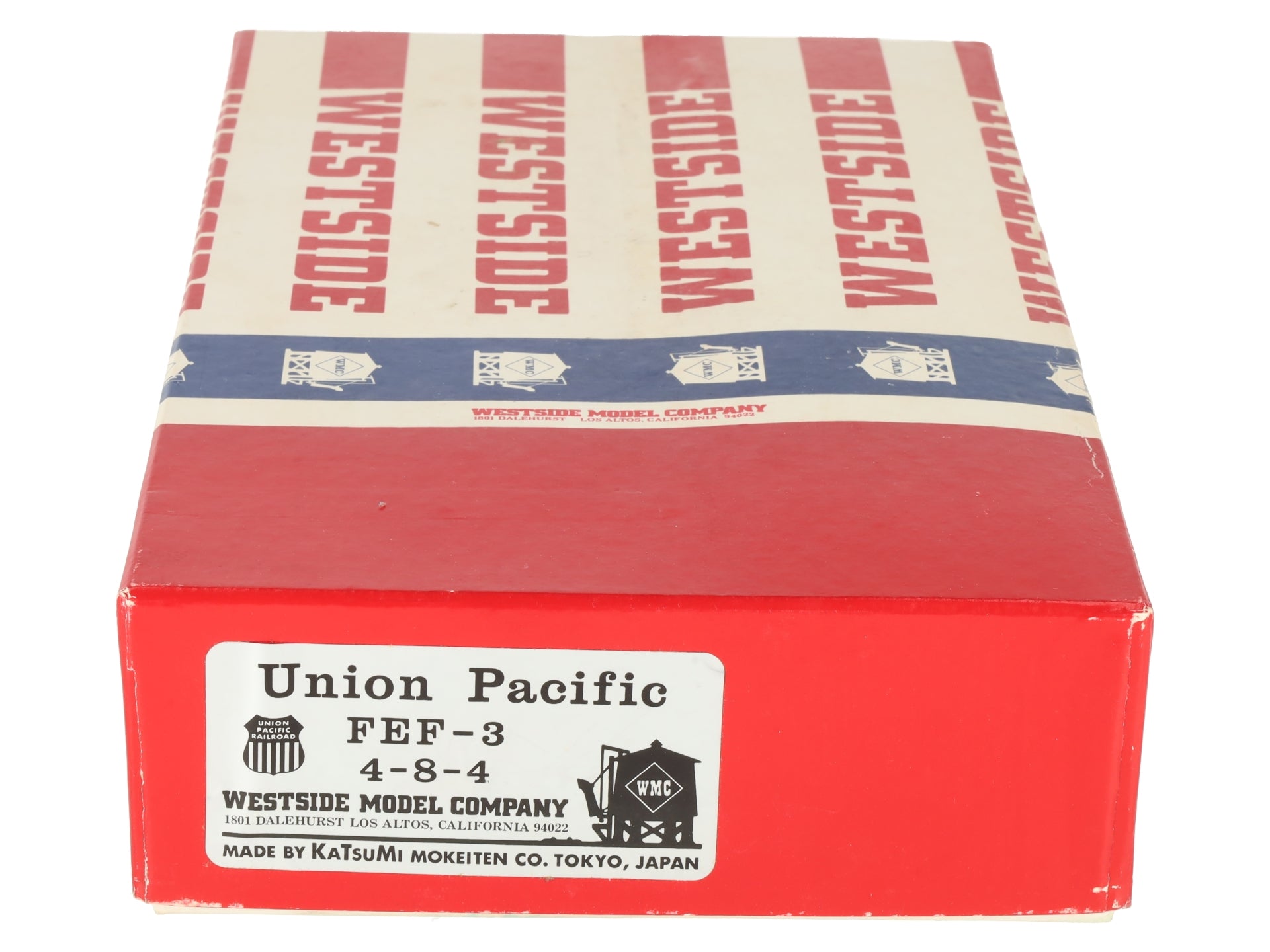 Katsumi HO BRASS Union Pacific FEF-3 4-8-4 Steam Locomotive & Tender- Unpainted EX/Box