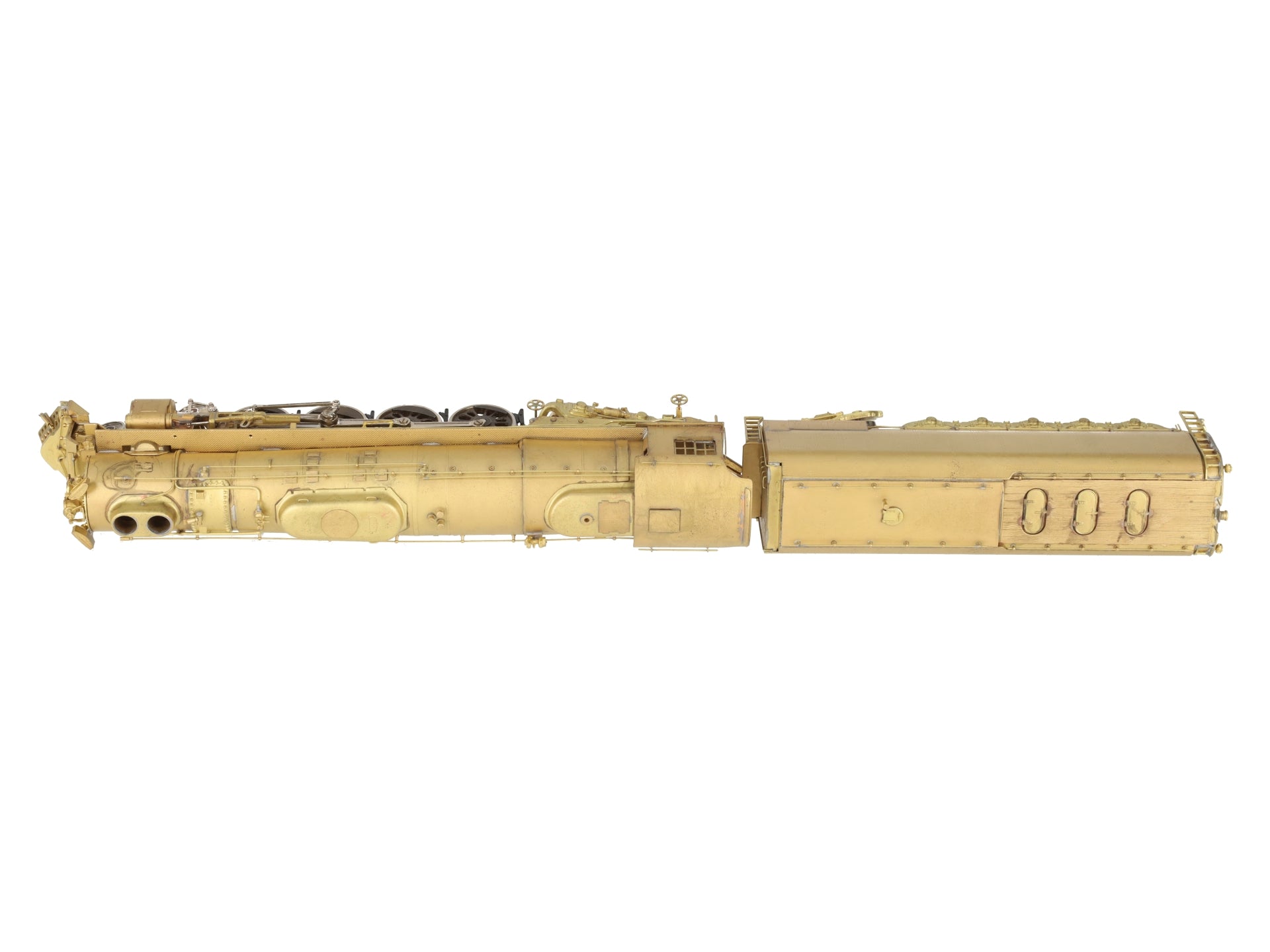 Katsumi HO BRASS Union Pacific FEF-3 4-8-4 Steam Locomotive & Tender- Unpainted EX/Box