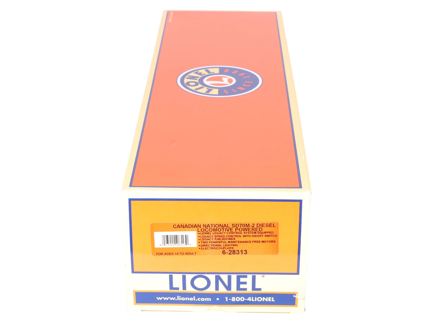 Lionel 6-28313 O Gauge Canadian National Legacy SD70M-2 Diesel #8002 VG/Box