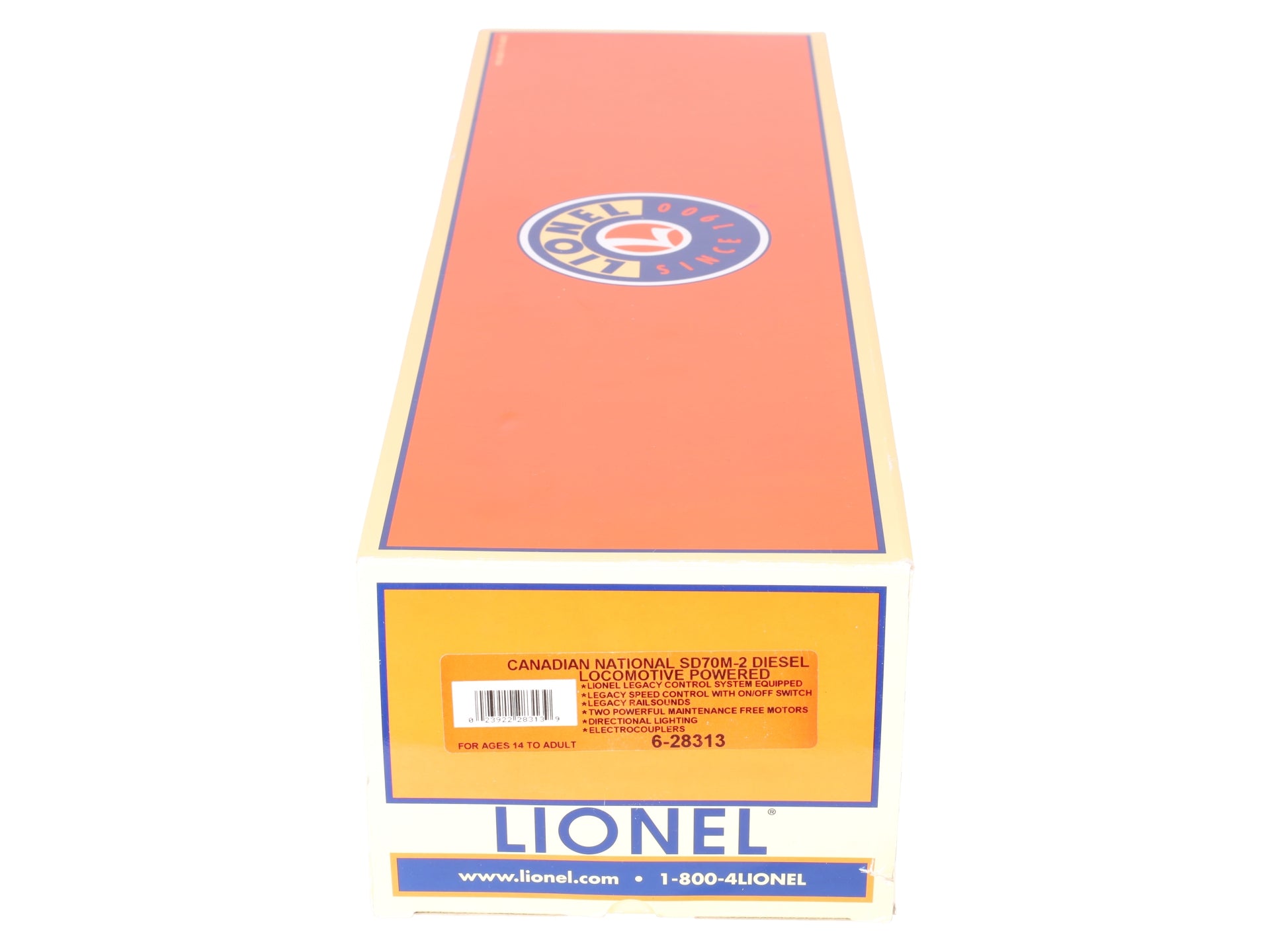 Lionel 6-28313 O Gauge Canadian National Legacy SD70M-2 Diesel #8002 VG/Box
