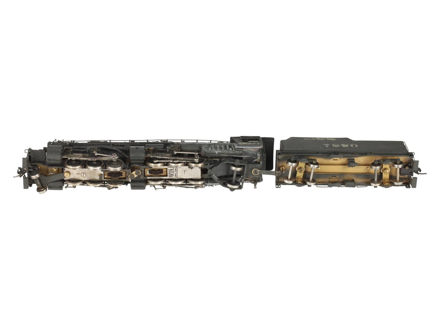 United Scale Models BRASS HO Scale Santa Fe 2-6-6-2 Steam Locomotive-Painted/Box