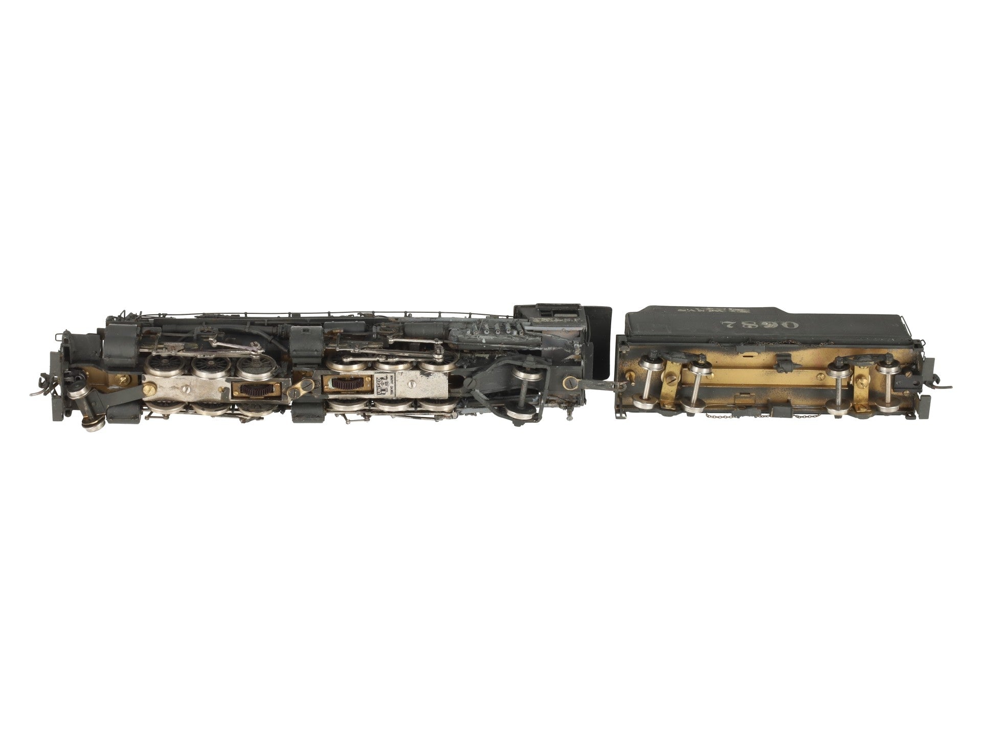 United Scale Models BRASS HO Scale Santa Fe 2-6-6-2 Steam Locomotive-Painted/Box