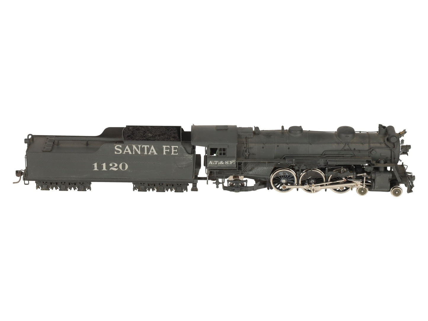 United Scale Models BRASS HO Scale Santa Fe 4-6-2 Steam Locomotive-Custom/Box