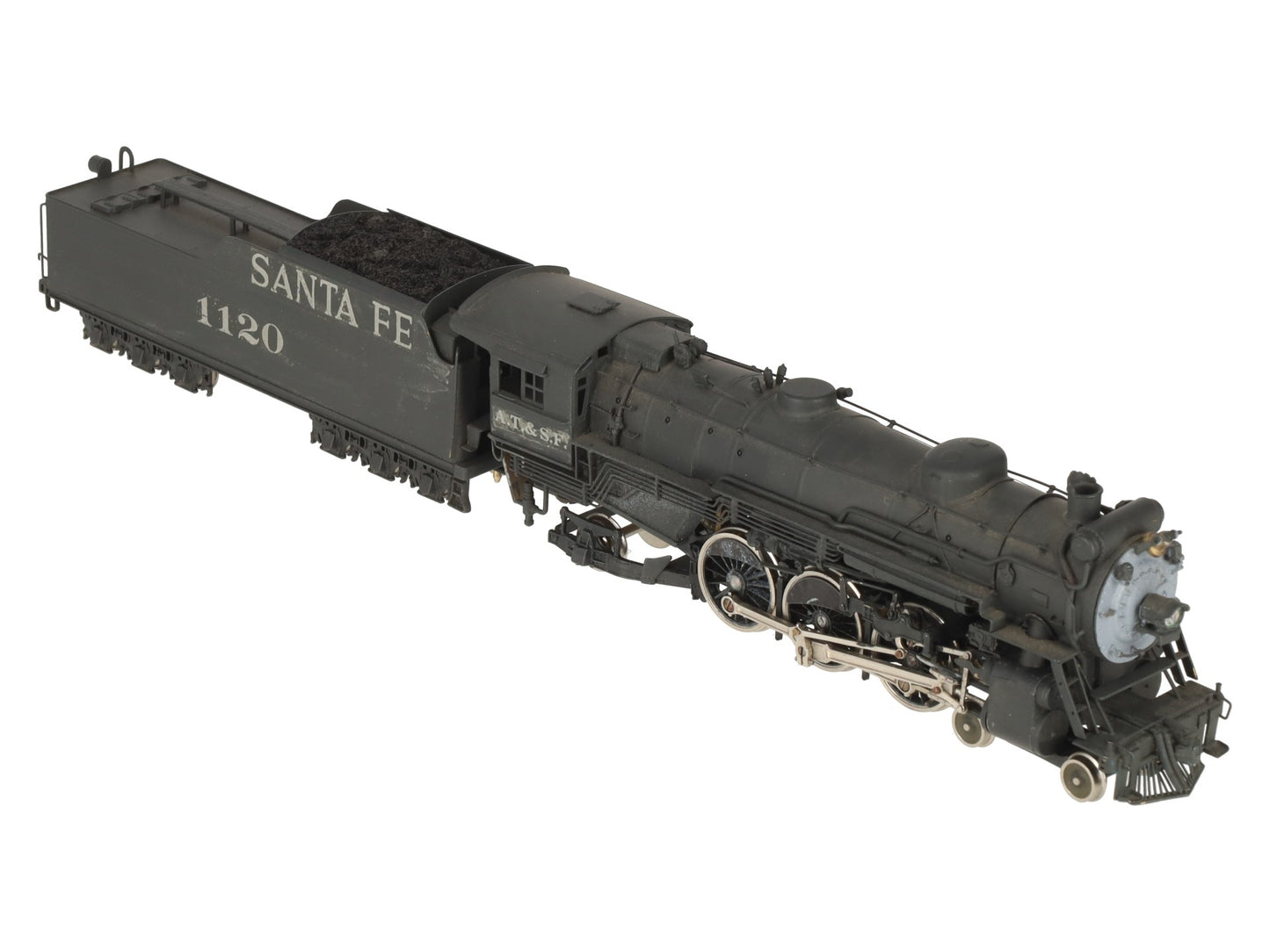 United Scale Models BRASS HO Scale Santa Fe 4-6-2 Steam Locomotive-Custom/Box