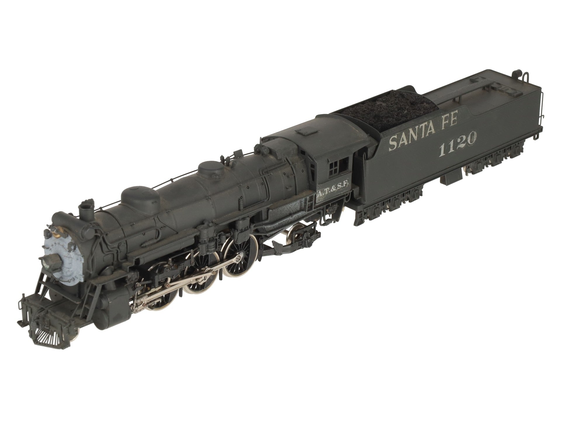 United Scale Models BRASS HO Scale Santa Fe 4-6-2 Steam Locomotive-Custom/Box