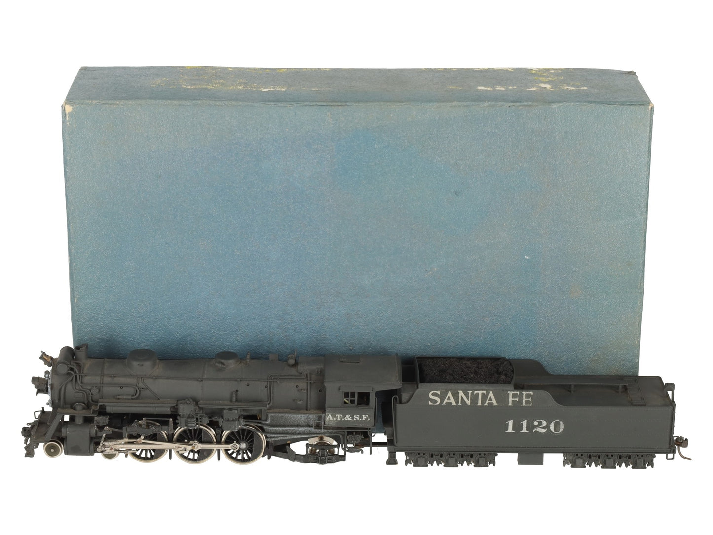 United Scale Models BRASS HO Scale Santa Fe 4-6-2 Steam Locomotive-Custom/Box