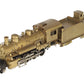 TID Trains, Inc. HO BRASS D&RGW C-48 2-8-0 Steam Locomotive & Tender -Unpainted EX/Box