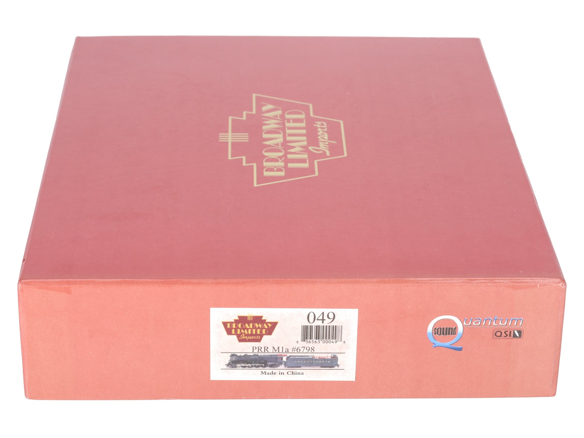 Broadway Limited 49 HO Pennsylvania Railroad Paragon™ Series Steam 4-8-2 #6798 VG/Box
