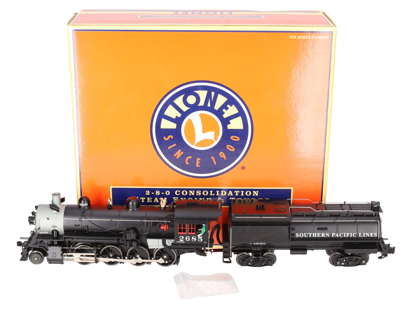 Lionel 6-28036 O Gauge SP 2-8-0 Consolidation Steam Locomotive & Tender #2865 EX/Box