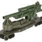 Lionel 6651 Vintage O USMC Olive Drab Cannon Car w/ Shells EX