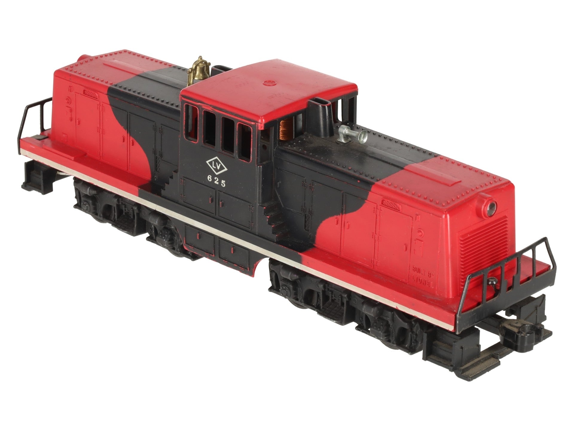 Lionel 625 Vintage O Lehigh Valley Red & Black 44 Ton Diesel Switcher VG