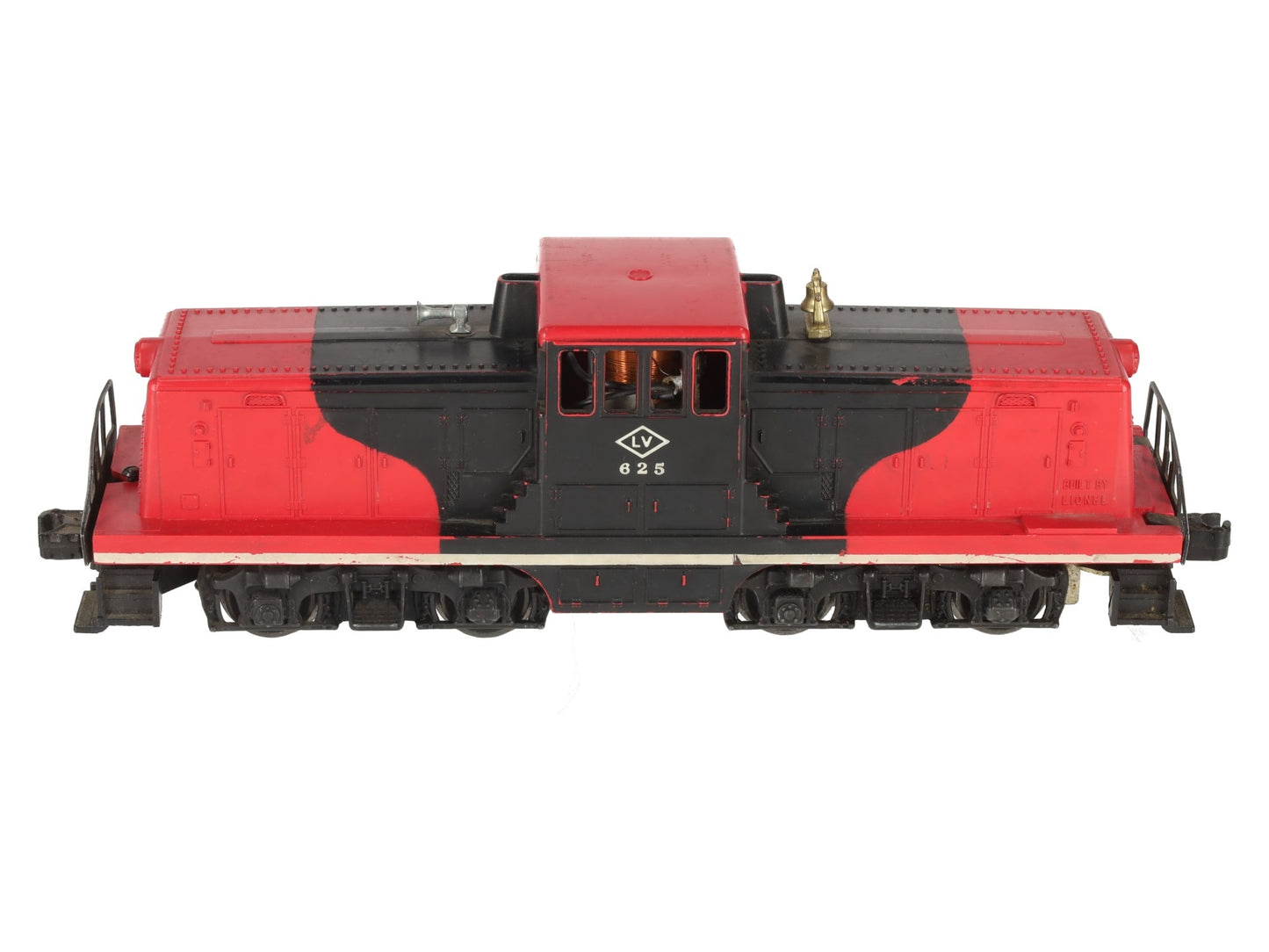 Lionel 625 Vintage O Lehigh Valley Red & Black 44 Ton Diesel Switcher VG