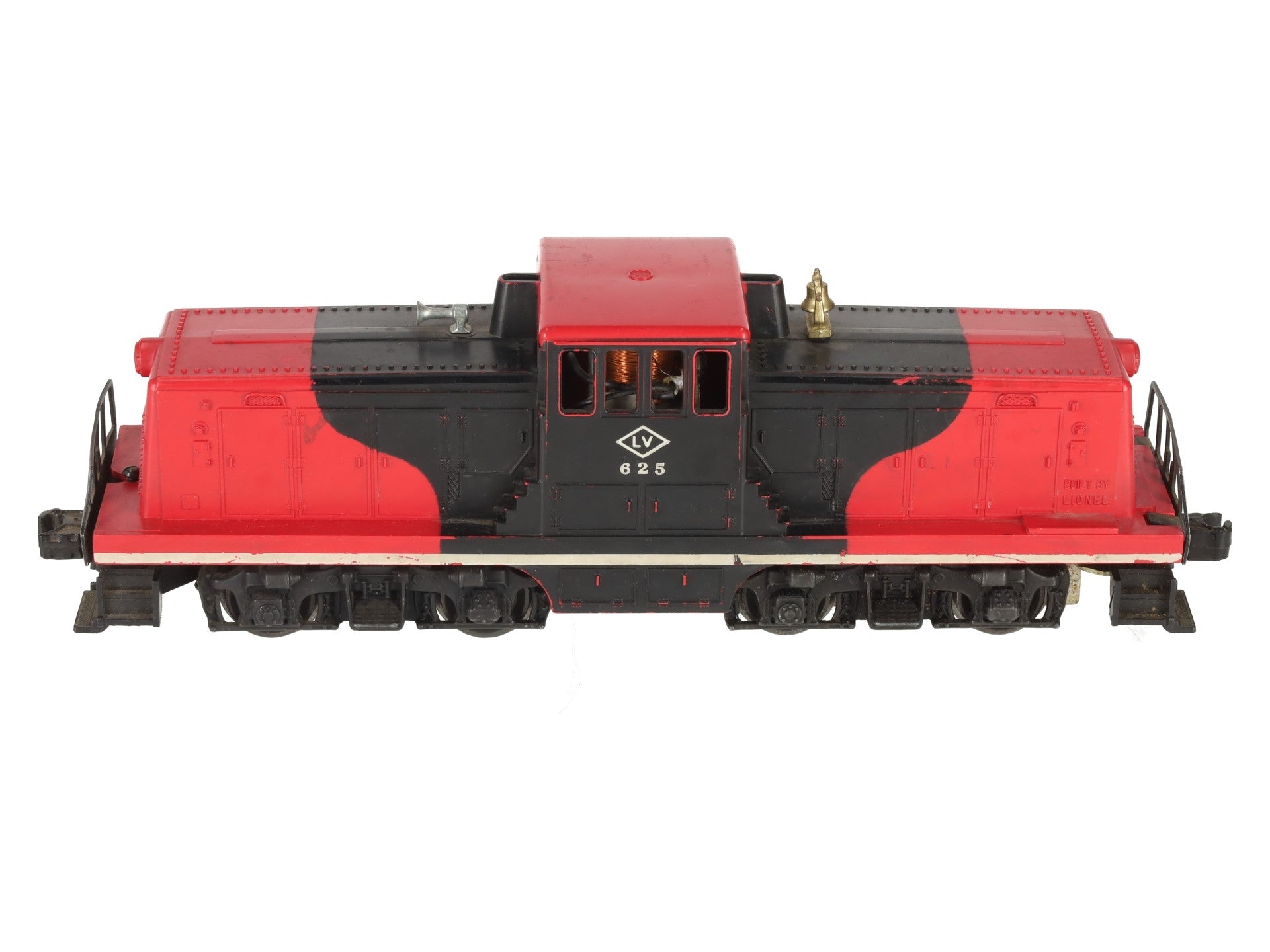 Lionel 625 Vintage O Lehigh Valley Red & Black 44 Ton Diesel Switcher VG