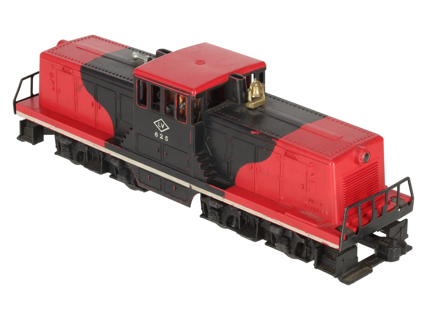 Lionel 625 Vintage O Lehigh Valley Red & Black 44 Ton Diesel Switcher VG
