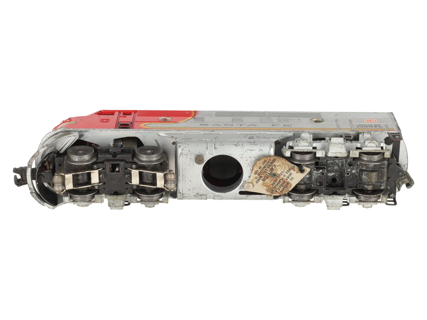 Lionel 2333 Vintage O Gauge Santa Fe F3 Powered A Diesel Locomotive