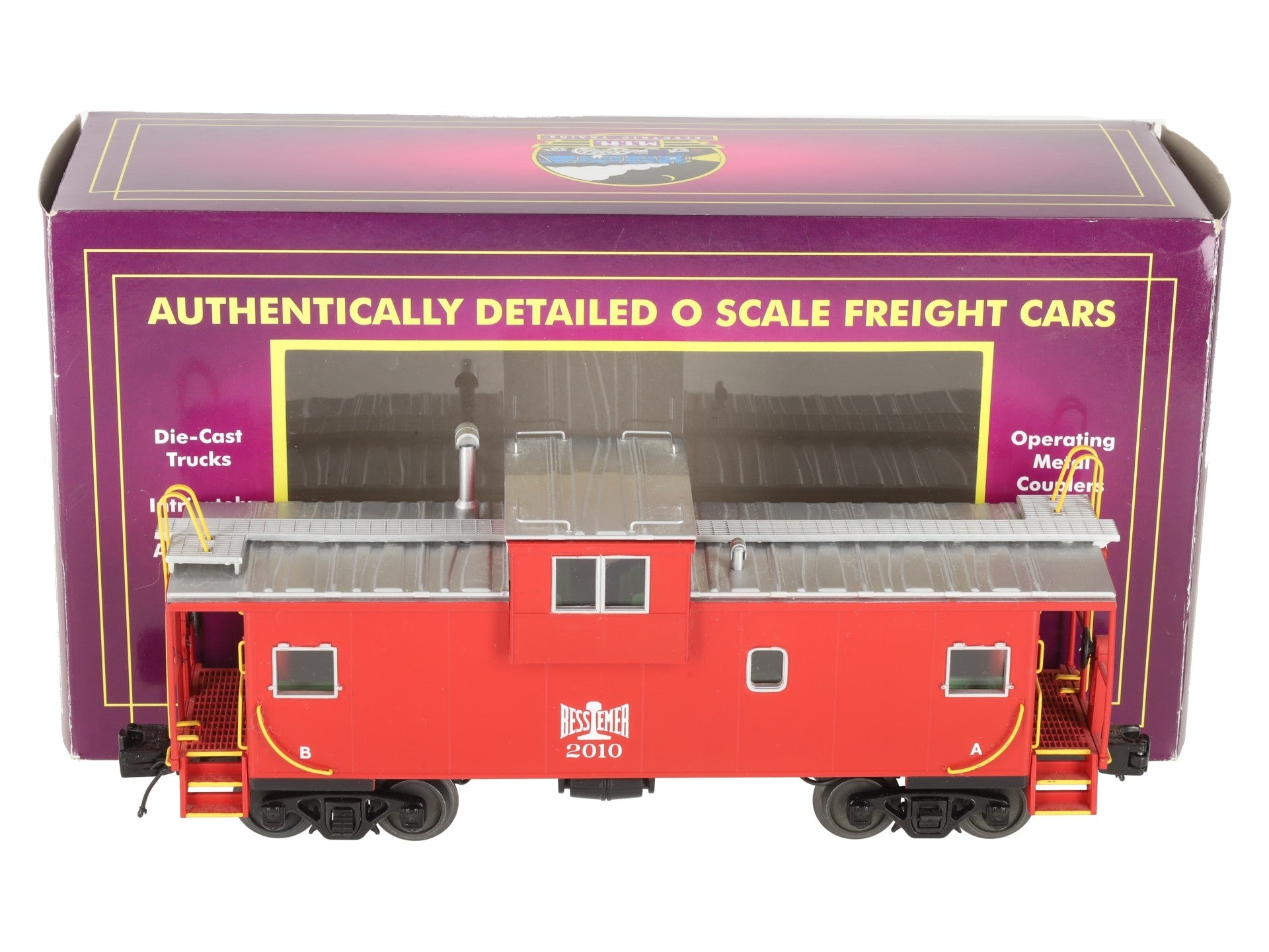 MTH 20-91340 O Gauge B&LE Extended Vision Caboose