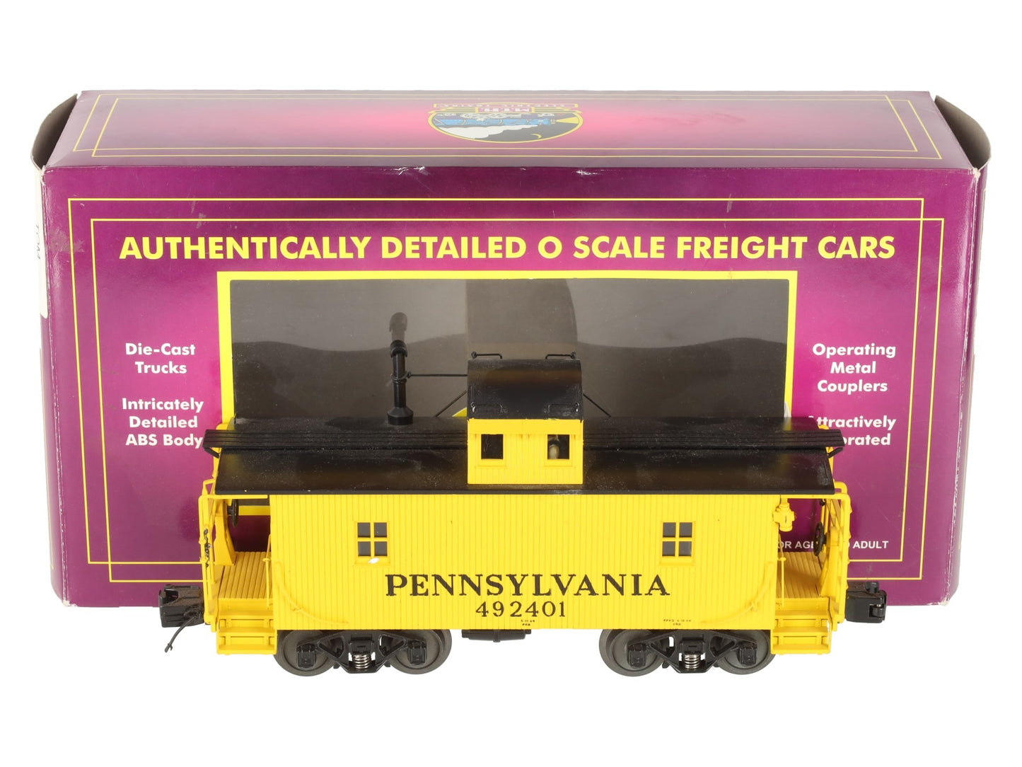 MTH 20-91222 O Gauge Pennsylvania N-6b Caboose #492401 EX/Box