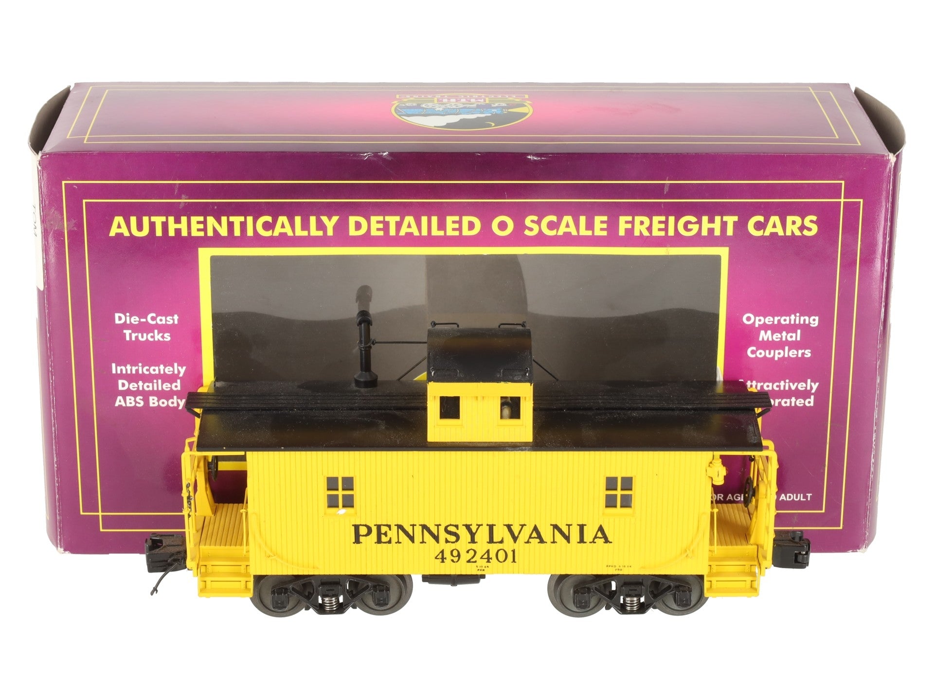 MTH 20-91222 O Gauge Pennsylvania N-6b Caboose #492401 EX/Box