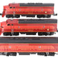MTH 30-2629-1 Gulf Mobile & Ohio F3 ABA Diesel Engine Set w/PS 2.0 #800A VG/Box