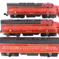 MTH 30-2629-1 Gulf Mobile & Ohio F3 ABA Diesel Engine Set w/PS 2.0 #800A VG/Box