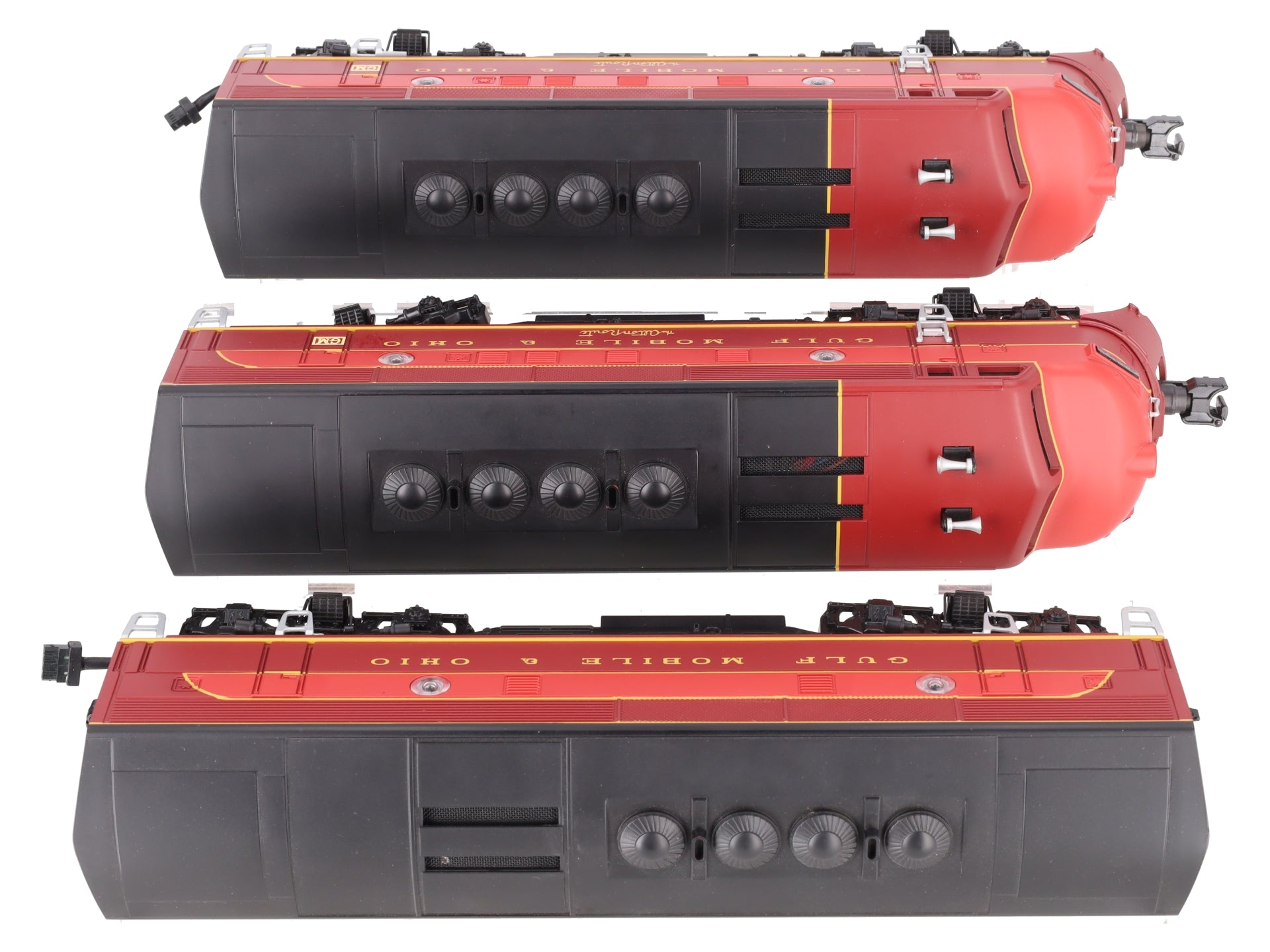 MTH 30-2629-1 Gulf Mobile & Ohio F3 ABA Diesel Engine Set w/PS 2.0 #800A VG/Box