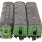 Lionel 2400S Vintage O Green/Gray Passenger Car Set: 2400, 2401, 2402 (Set of 3) VG