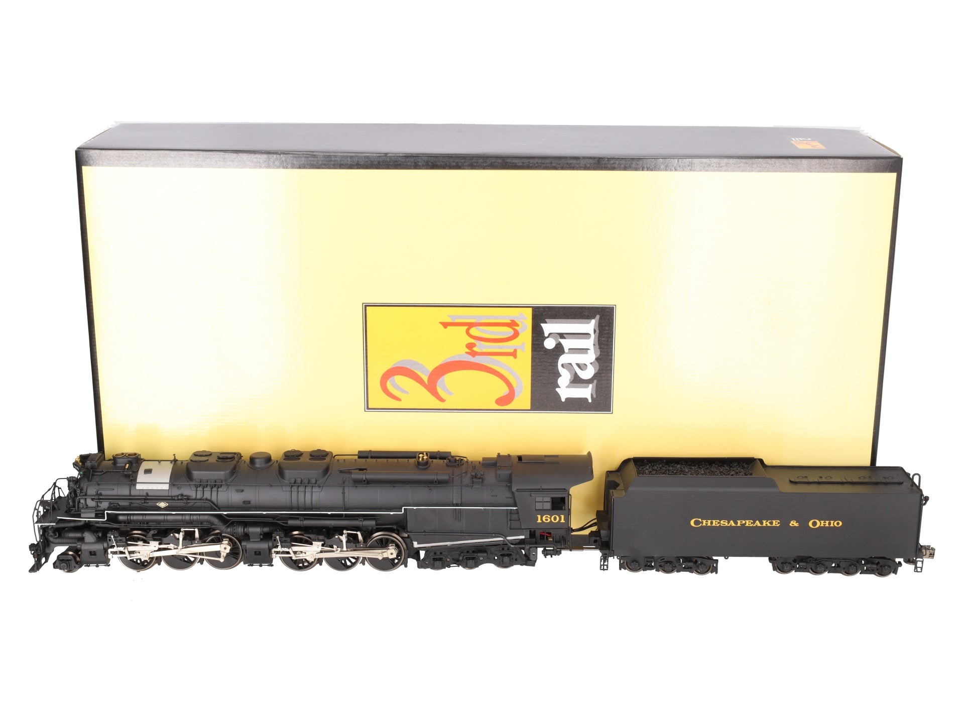 3rd Rail 1601 BRASS C&O Allegheny 2-6-6-6 Steam Locomotive #1601 w/PS1 by QSI EX/Box