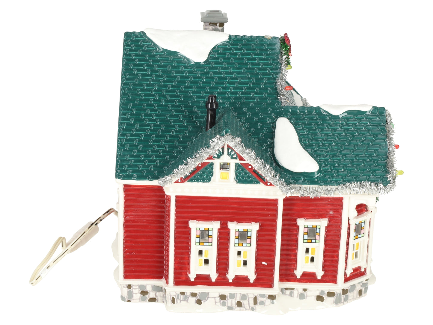 Dept 56 56.55609 Snow Village-Christmas Lane "The Tinsel and Garland House LN/Box