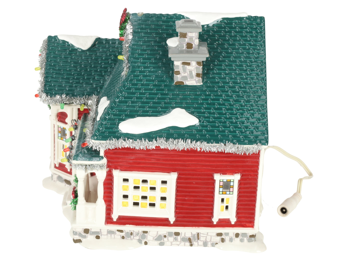 Dept 56 56.55609 Snow Village-Christmas Lane "The Tinsel and Garland House LN/Box
