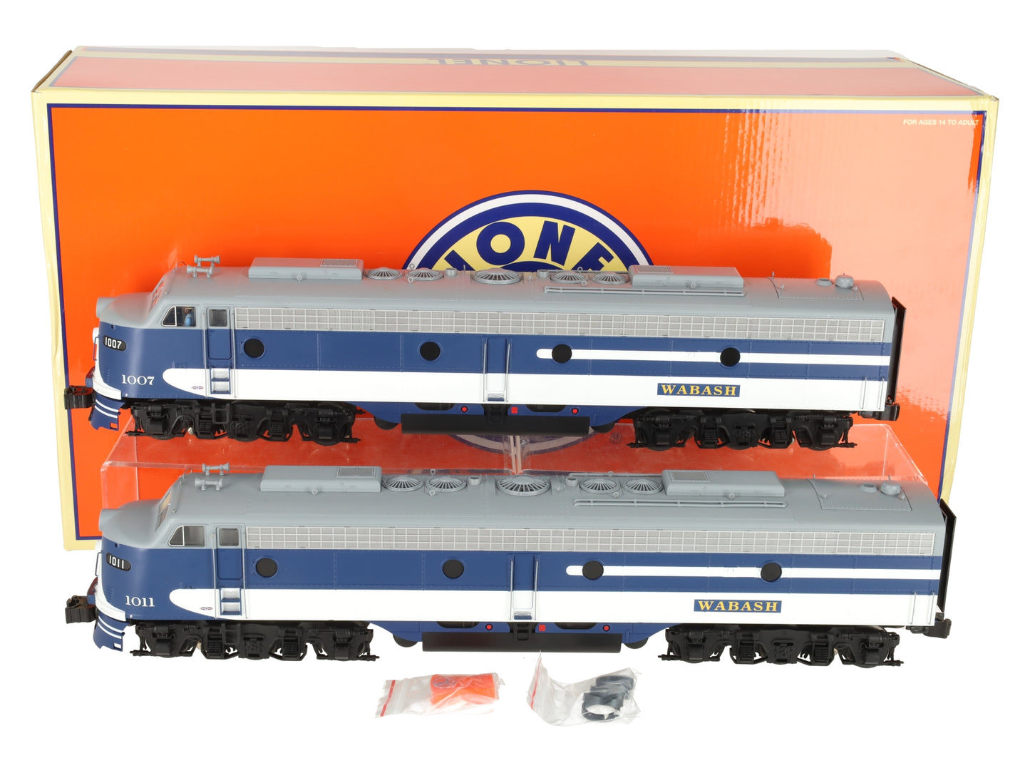 Lionel 6-81240 O Gauge Wabash Legacy E8 A Powered Diesel Locomotive #1007 EX/Box