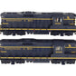 Atlas 1473-2 O Gauge Chesapeake & Ohio GP9 Locomotive Set #6009, #6016 (3-Rail) EX/Box
