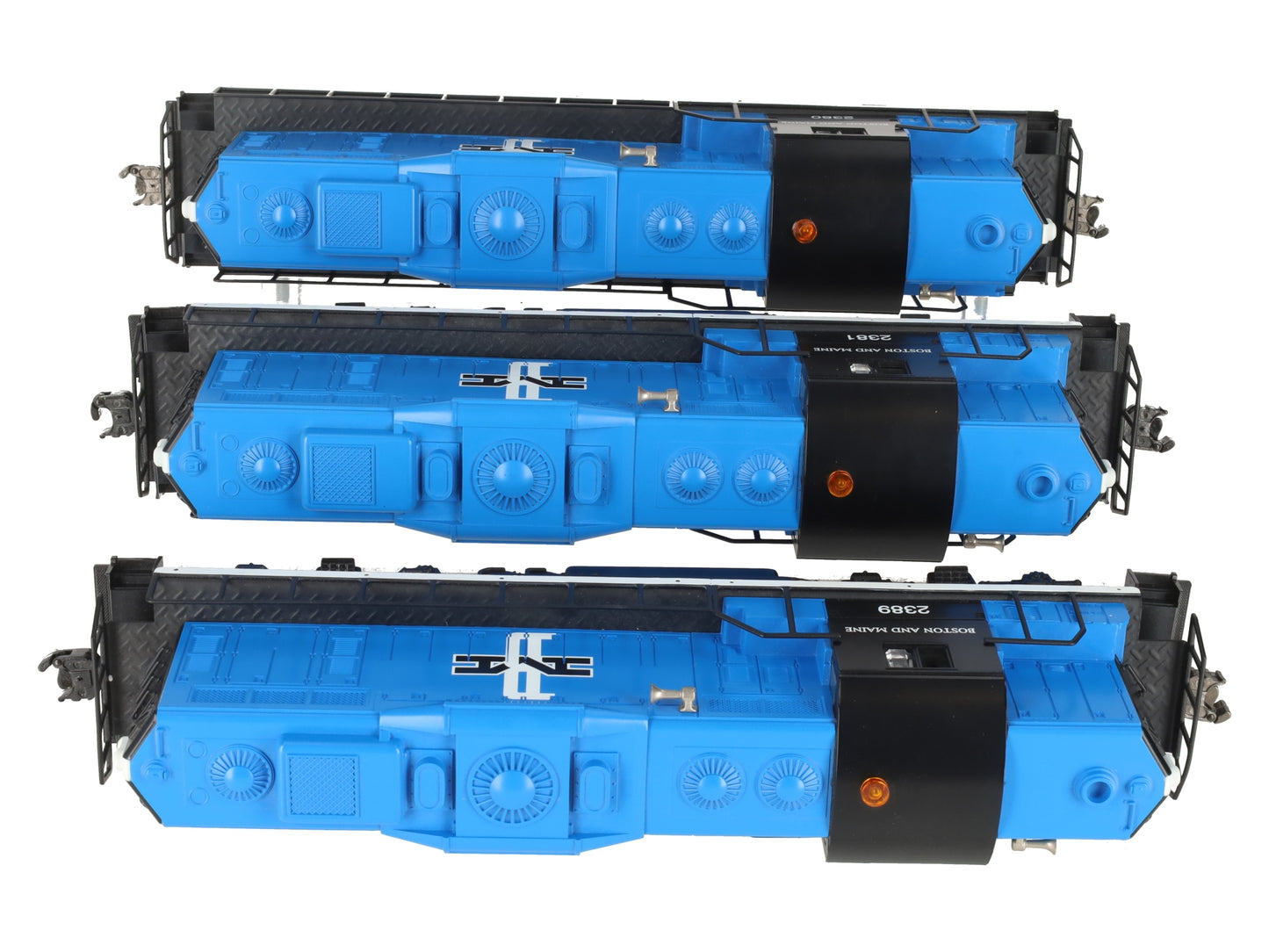 Lionel 6-11843 O Gauge Boston & Maine Diesel Lash-up Set #2380, 2381, 2389 EX/Box