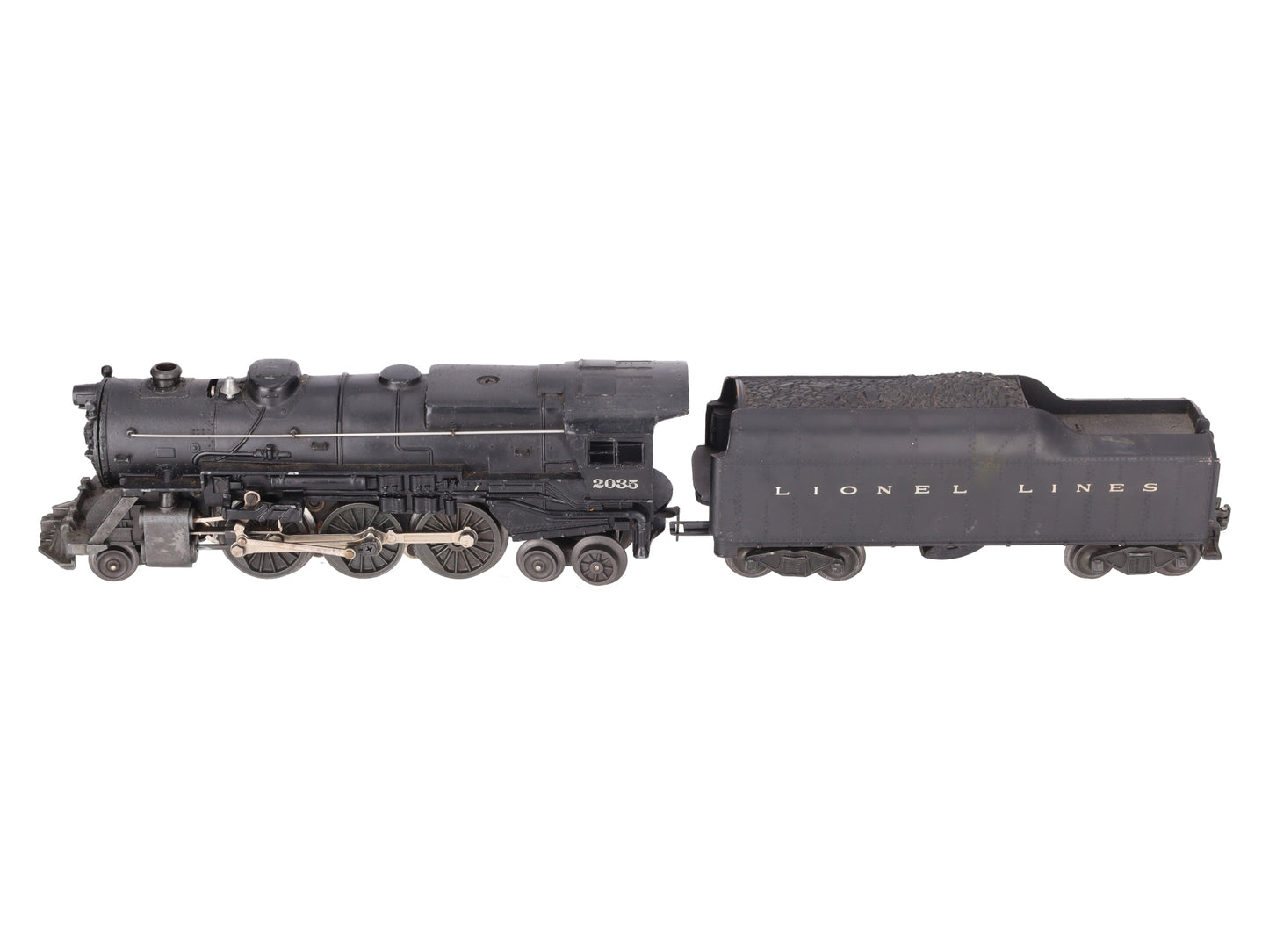 Lionel 2035 Vintage O Lionel Lines 2-6-4 Die-Cast Postwar Steam Loco w/Tender VG