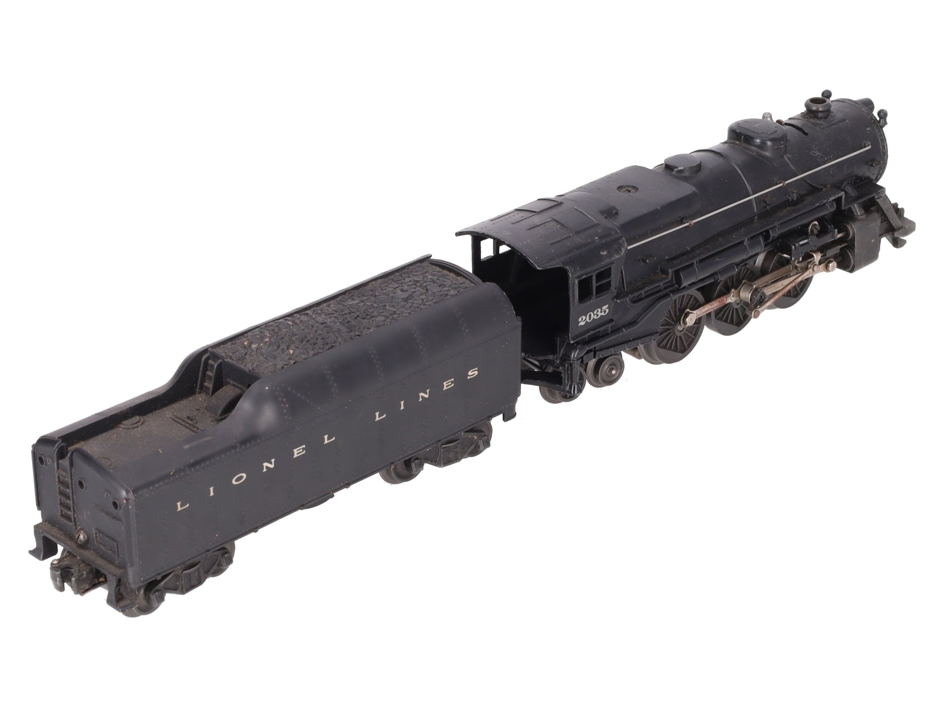 Lionel 2035 Vintage O Lionel Lines 2-6-4 Die-Cast Postwar Steam Loco w/Tender VG