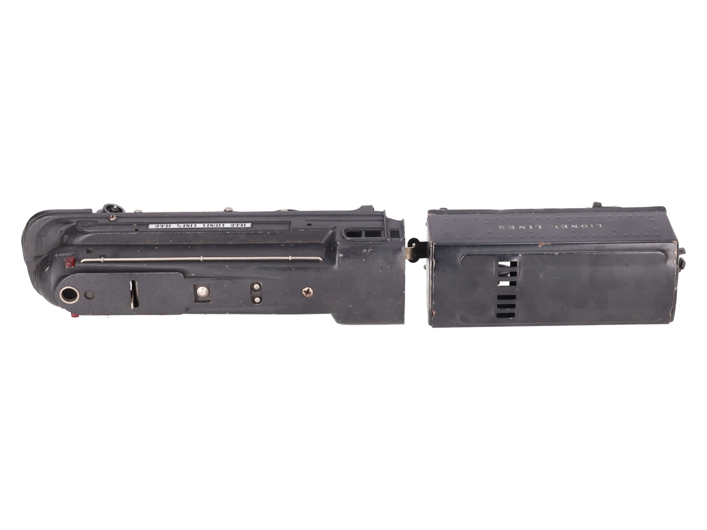 Lionel 1668 Vintage O 2-6-2 Lionel Lines Black Torpedo Steam Locomotive & Tender