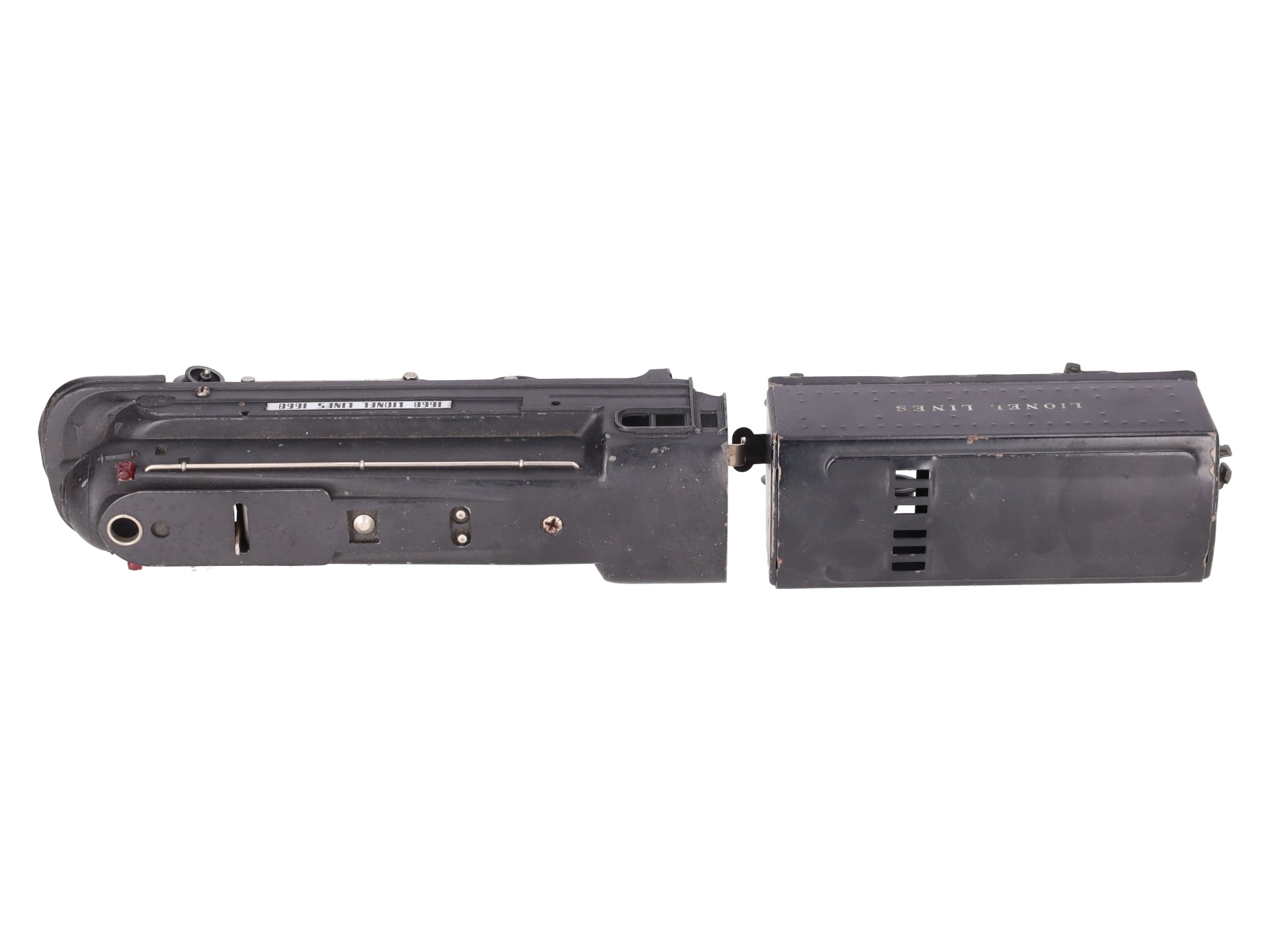 Lionel 1668 Vintage O 2-6-2 Lionel Lines Black Torpedo Steam Locomotive & Tender