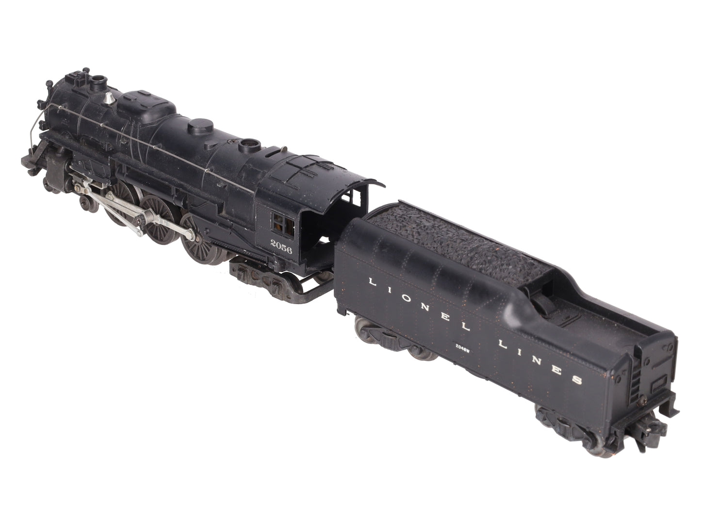 Lionel 2056 Vintage O 4-6-4 Steam Locomotive w/2046W Tender VG