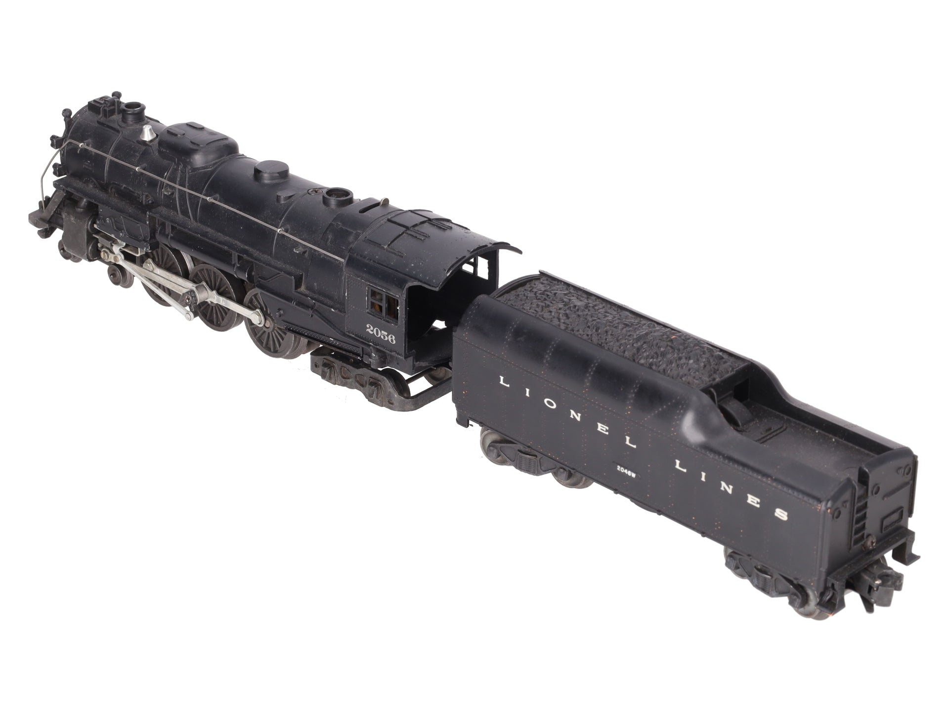 Lionel 2056 Vintage O 4-6-4 Steam Locomotive w/2046W Tender VG