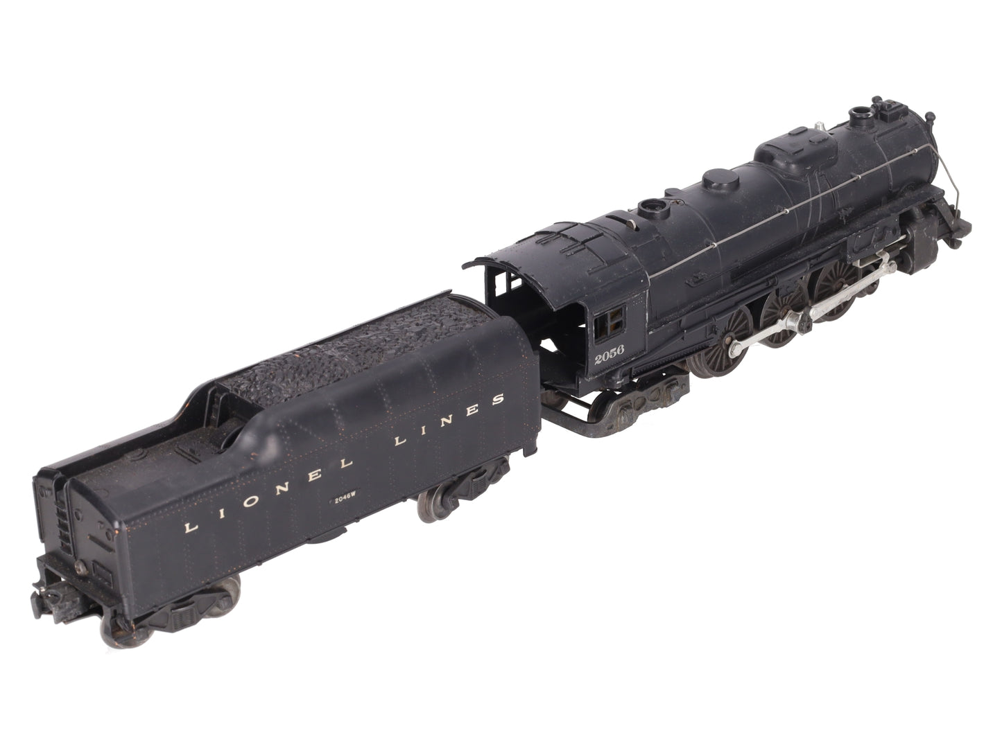 Lionel 2056 Vintage O 4-6-4 Steam Locomotive w/2046W Tender VG