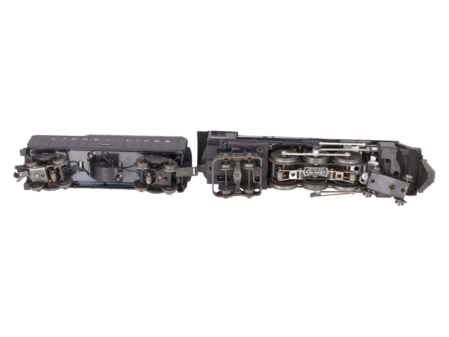 Lionel 2056 Vintage O 4-6-4 Steam Locomotive w/2046W Tender VG