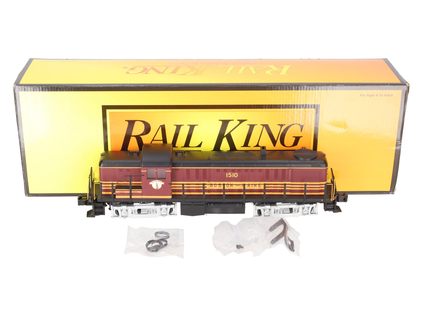 MTH 30-2605-1 O Gauge Boston & Maine RS-3 Diesel Engine with PS2.0 #1510 LN/Box