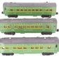 Lionel 2400S Vintage O Green/Gray Passenger Car Set: 2400, 2401, 2402 (Set of 3) VG