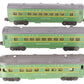 Lionel 2400S Vintage O Green/Gray Passenger Car Set: 2400, 2401, 2402 (Set of 3) VG